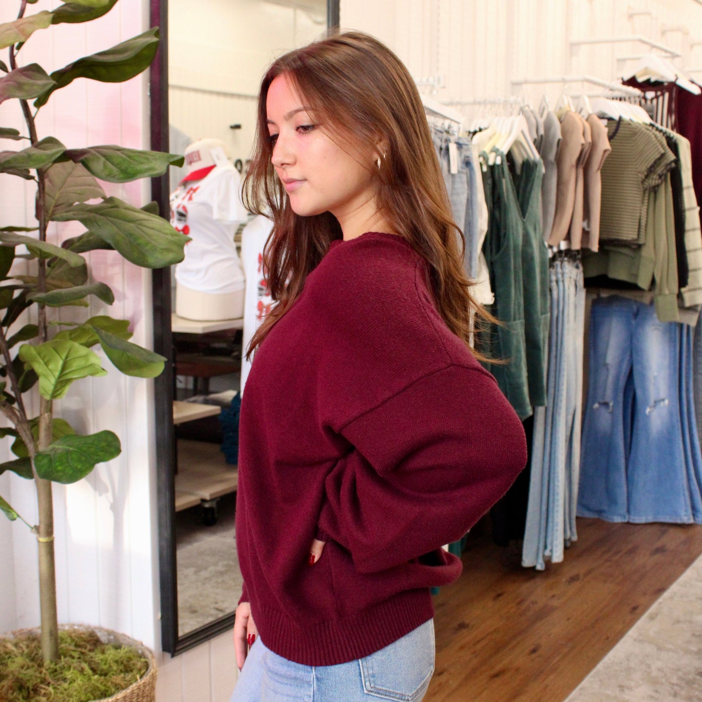 Emberly V Neck Sweater