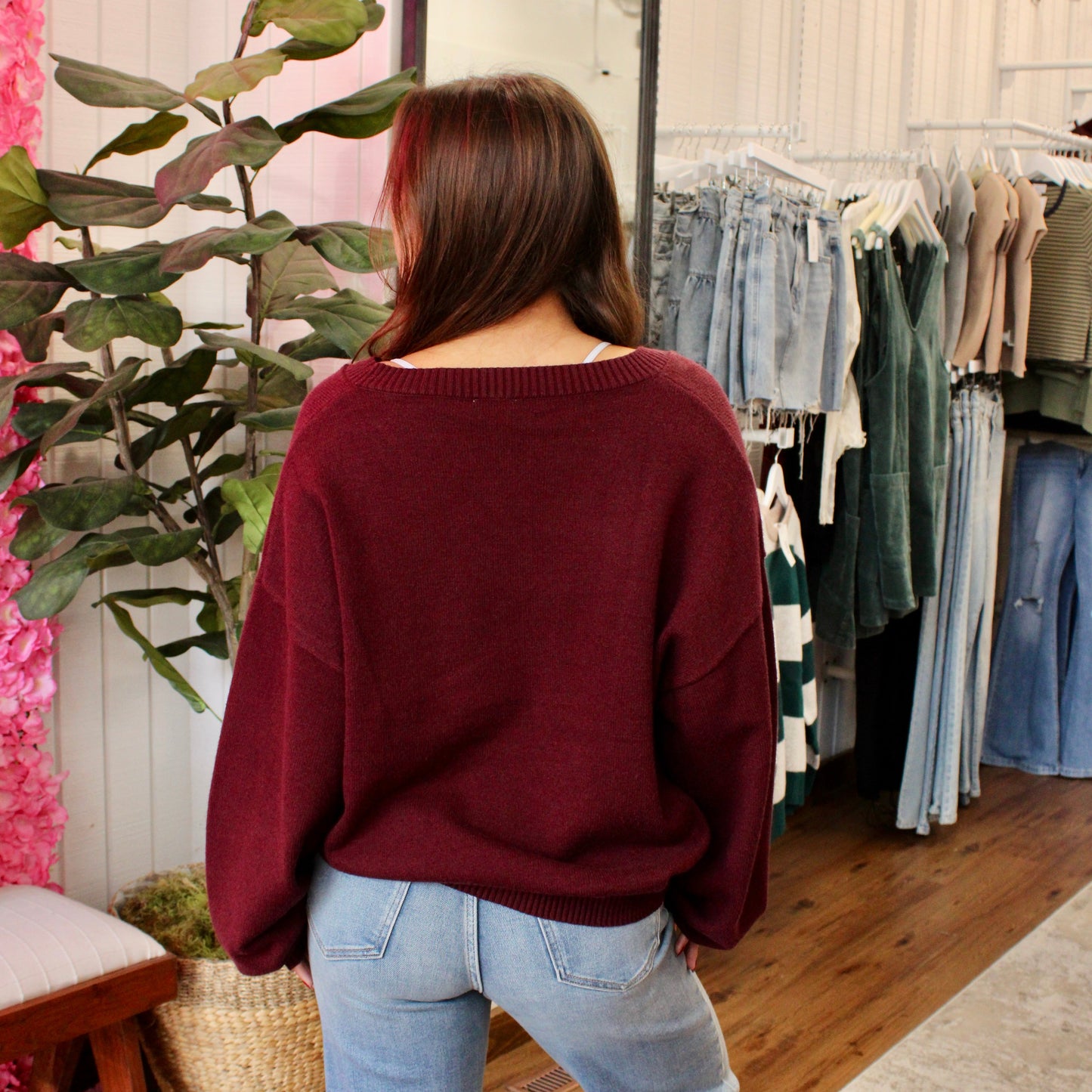 Emberly V Neck Sweater