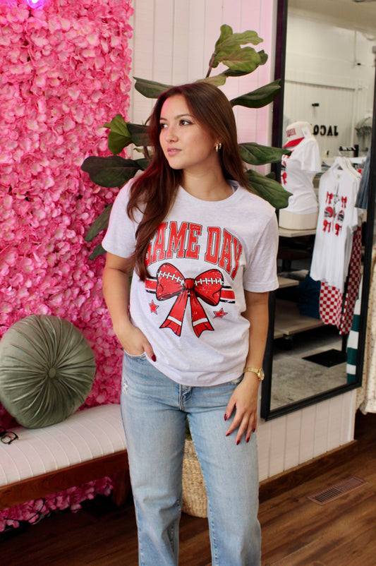 Game Day Bow Tee