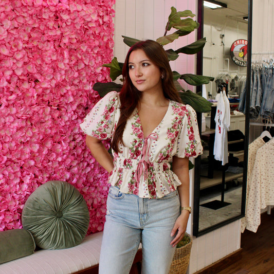 Fergie Floral Blouse