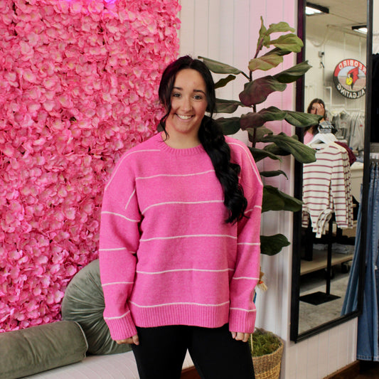 Peyton Oversized Striped Sweater