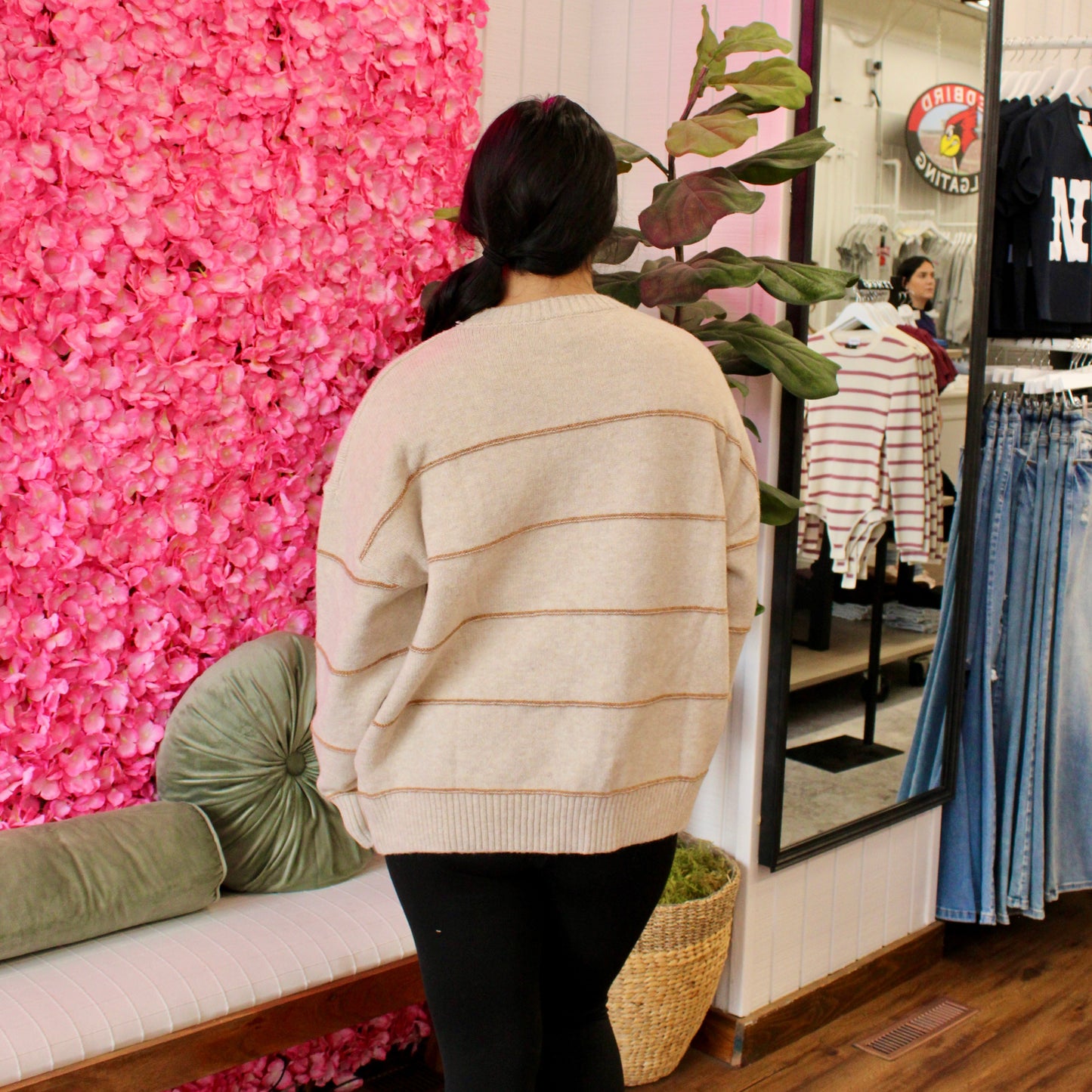 Peyton Oversized Striped Sweater