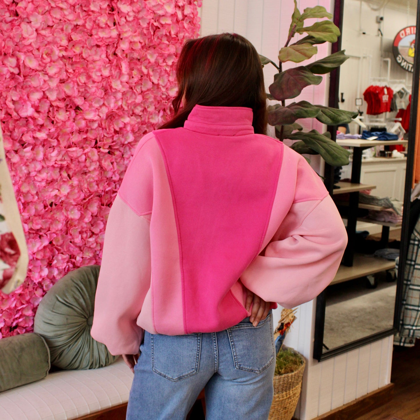 Theresa Oversized Colorblock Sweatshirt