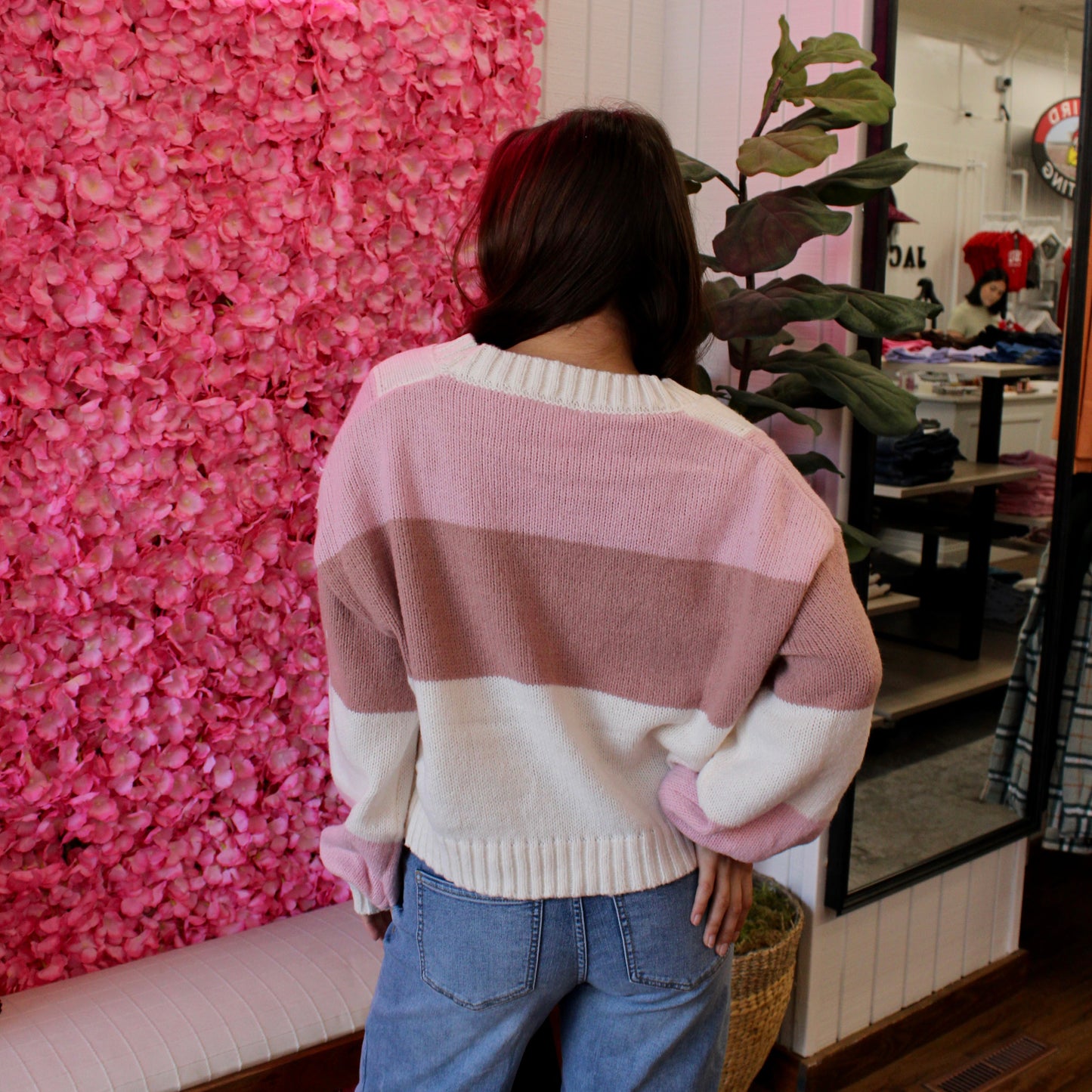Juliette Checkered Button Cardigan