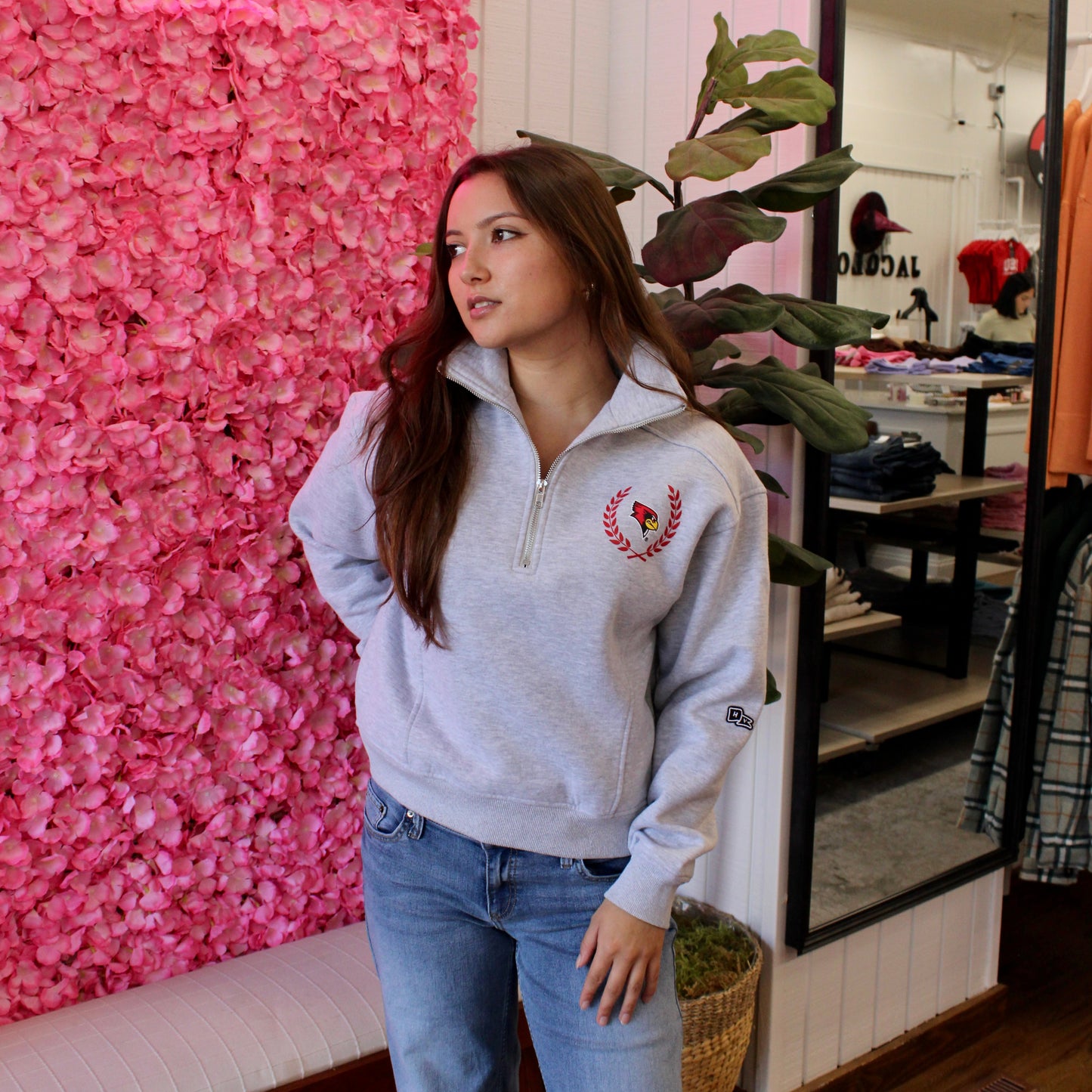 Illinois State Half Zip Up