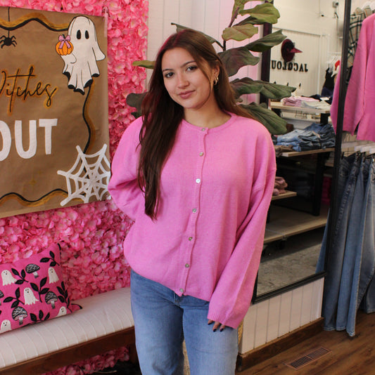 Lyla Crew Neck Sweater Cardigan