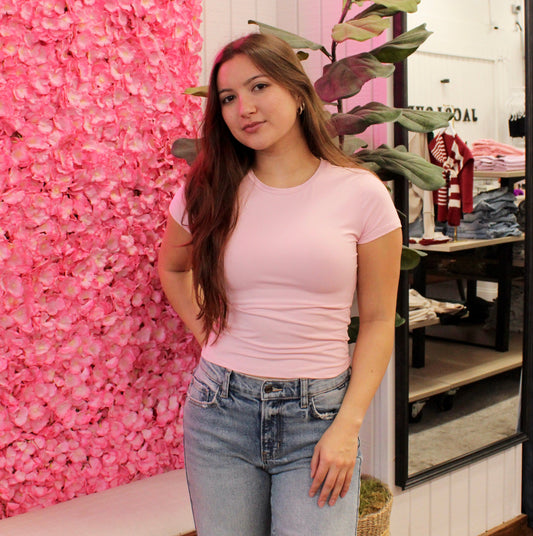 Monica Round Neck Short Sleeve