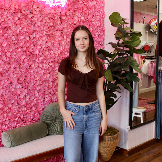 Mariana Lace Detail Top