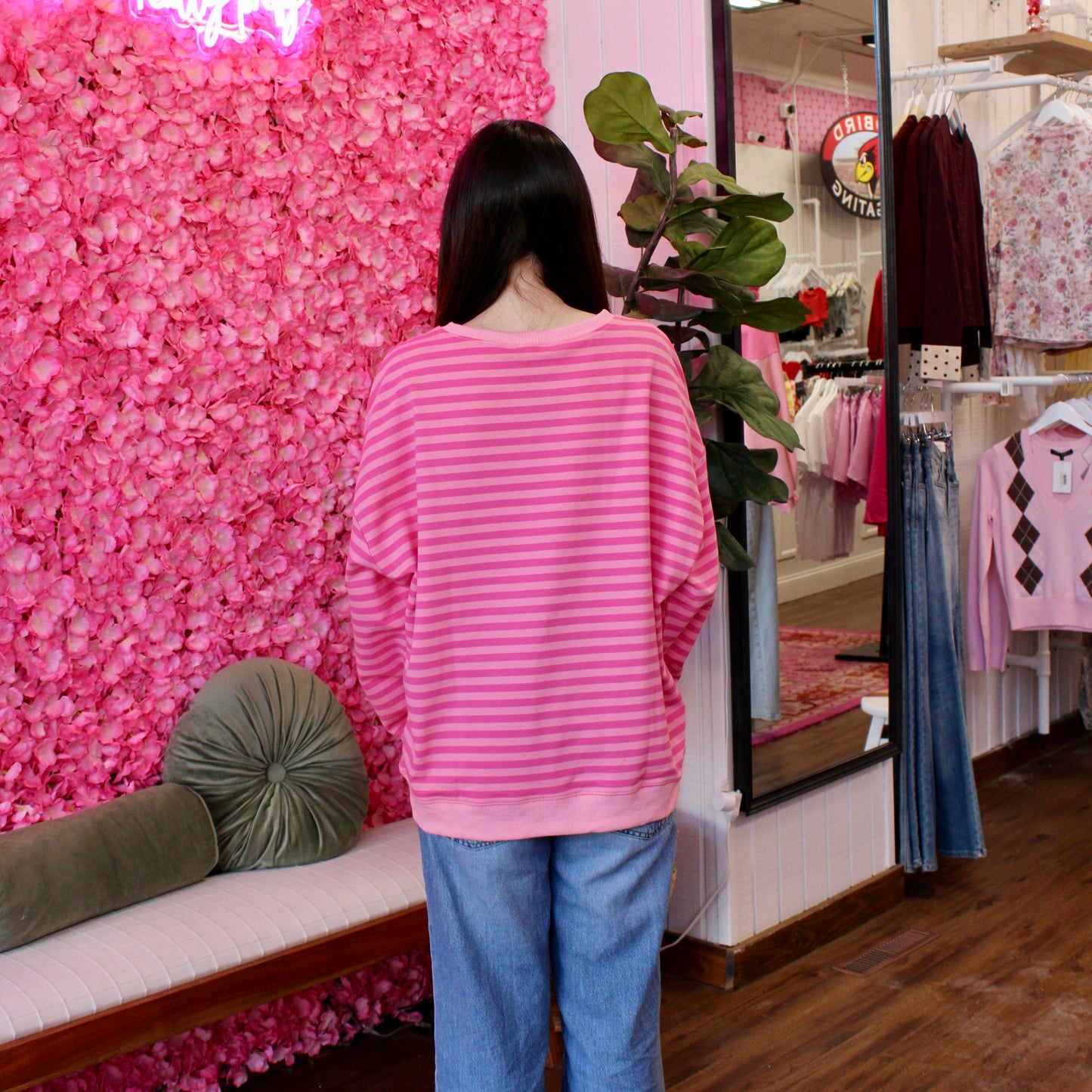 Ellie Stripe Long Sleeve Top