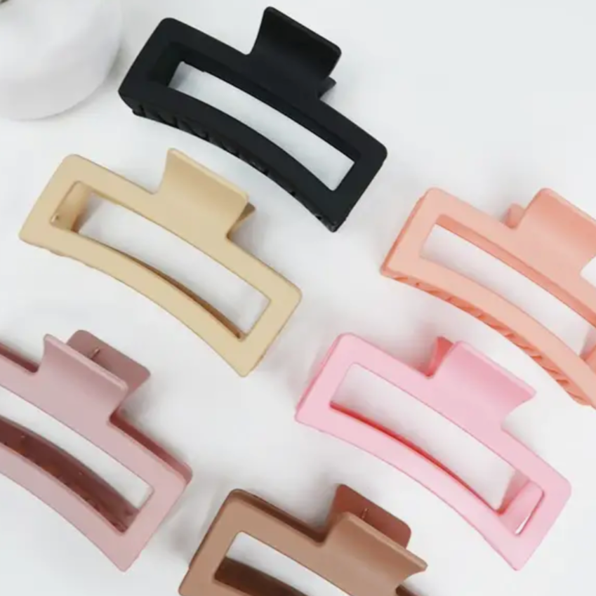 Rectangle Shape Hair Claw Clip