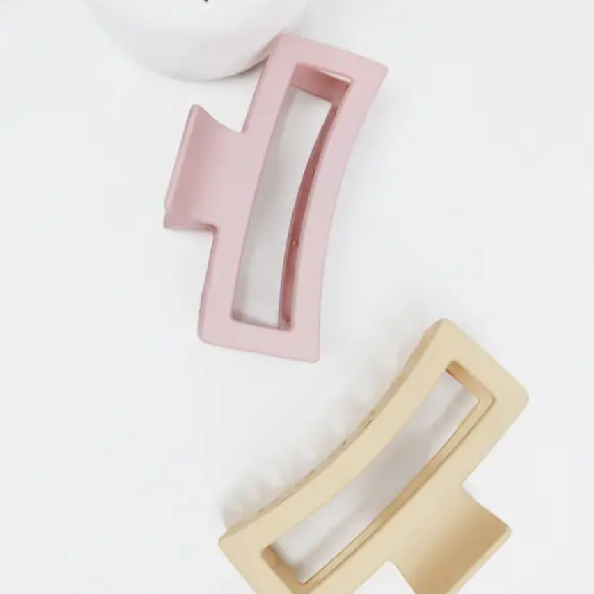 Rectangle Shape Hair Claw Clip