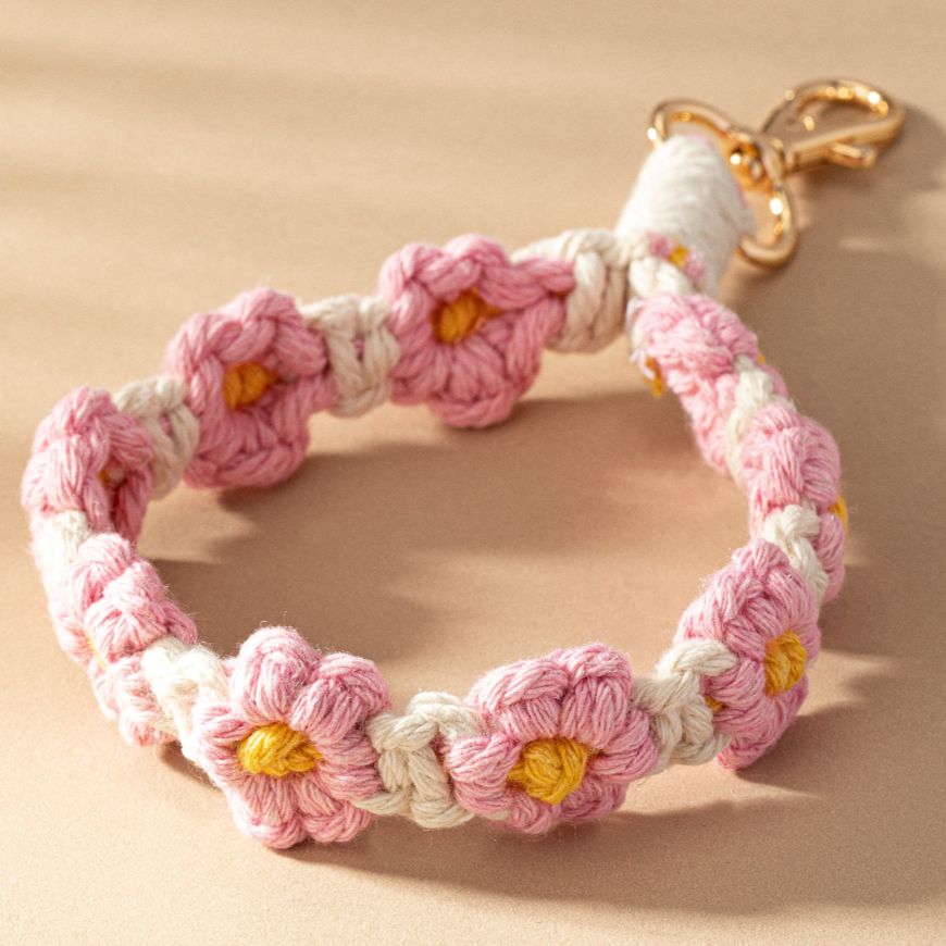 Flower Bracelet Keychain