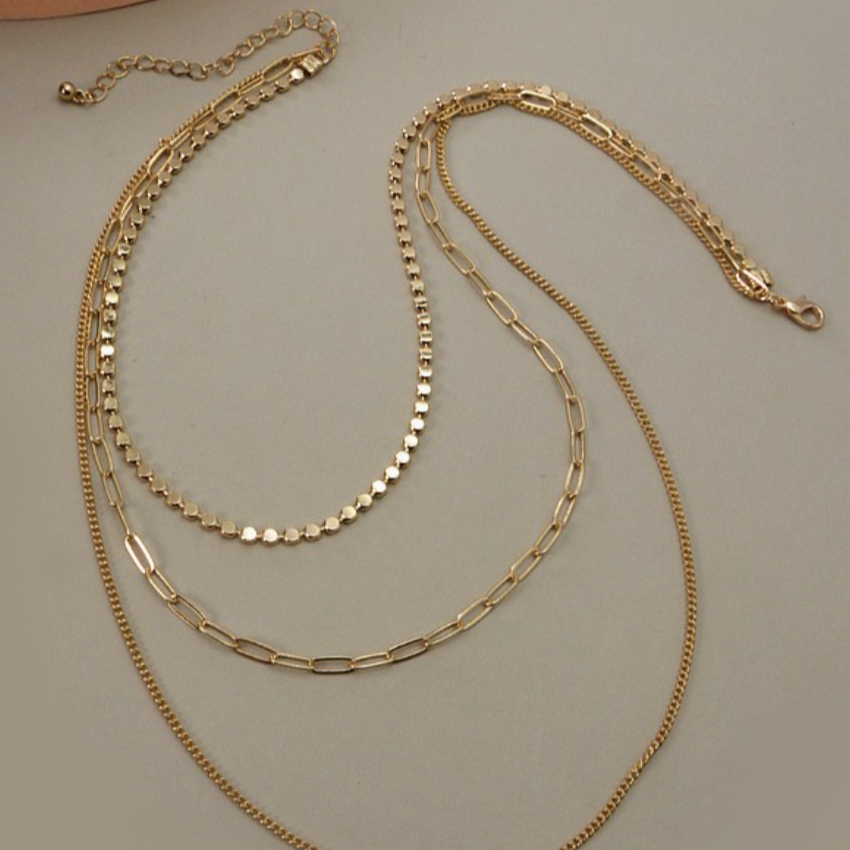 Kelly Multi Layer Chain Necklace