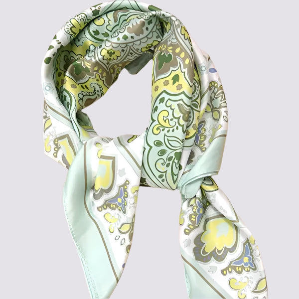 Floral Silky Scarf