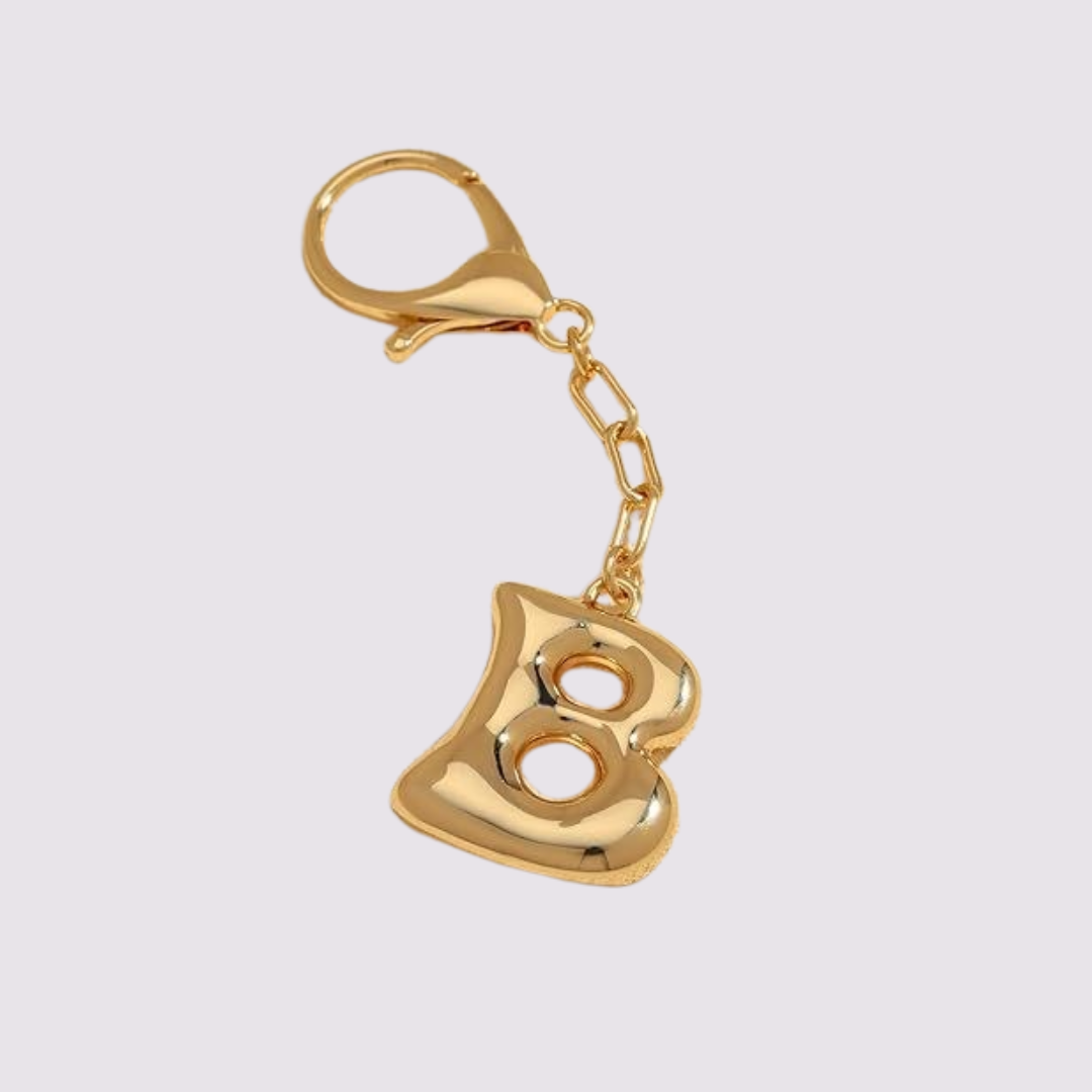 Bubble Letter Keychain