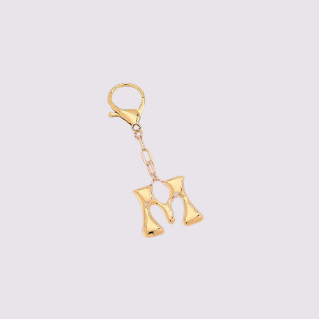 Bubble Letter Keychain