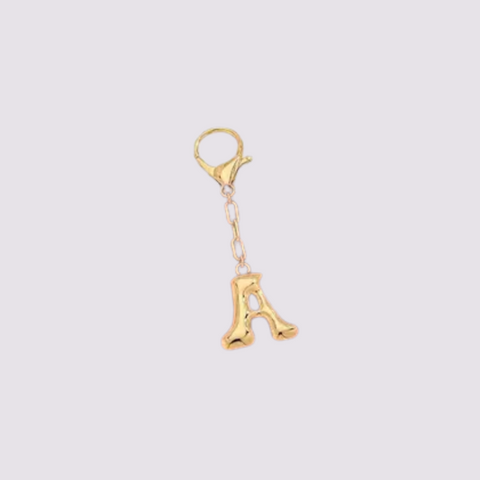 Bubble Letter Keychain