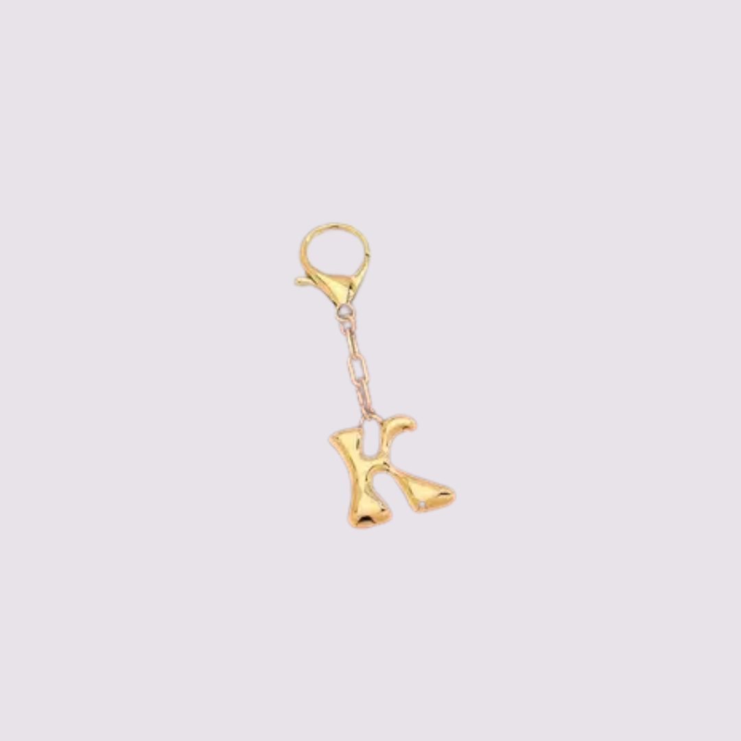 Bubble Letter Keychain