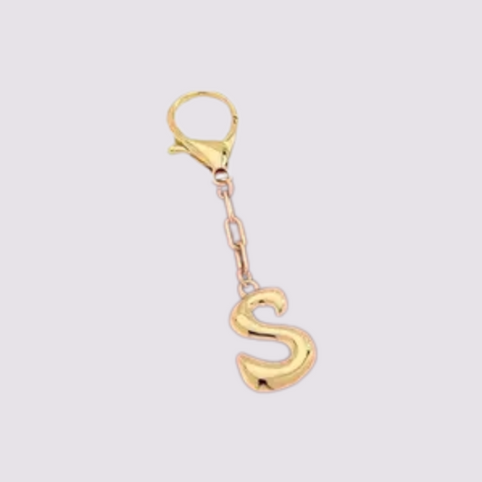 Bubble Letter Keychain