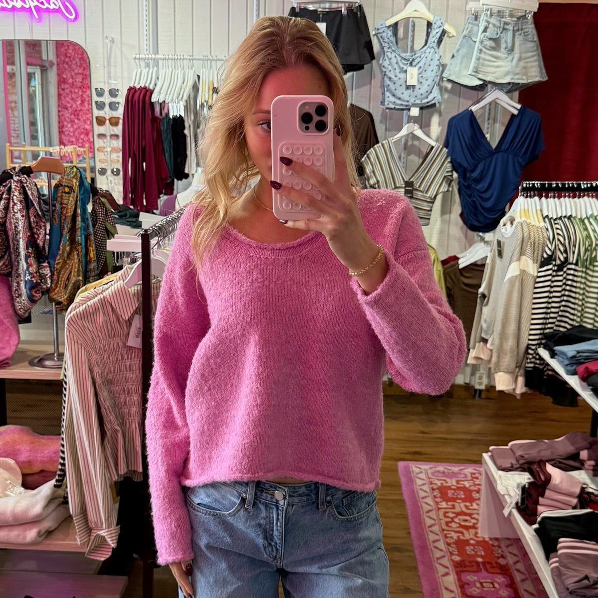 Lucille Soft V-Neck Sweater