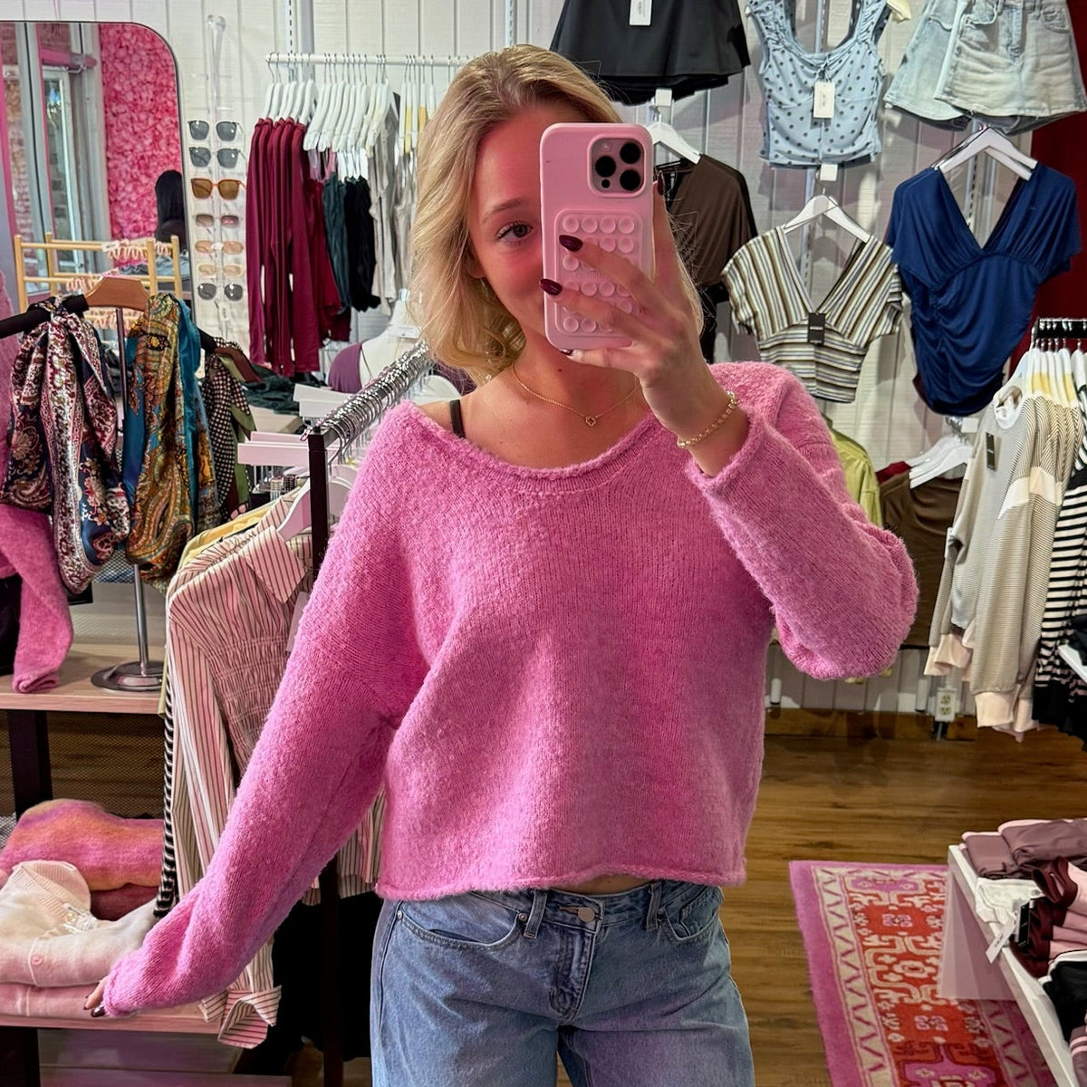 Lucille Soft V-Neck Sweater