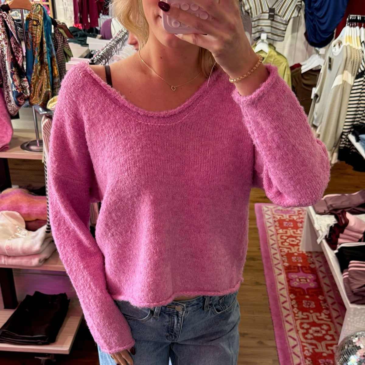 Lucille Soft V-Neck Sweater