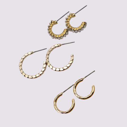 Marquise Etched Trio