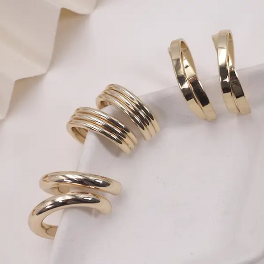 Multi Classic Hoop Trio Set