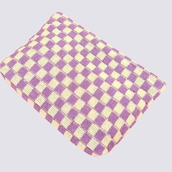 Checkered Clutch Bag