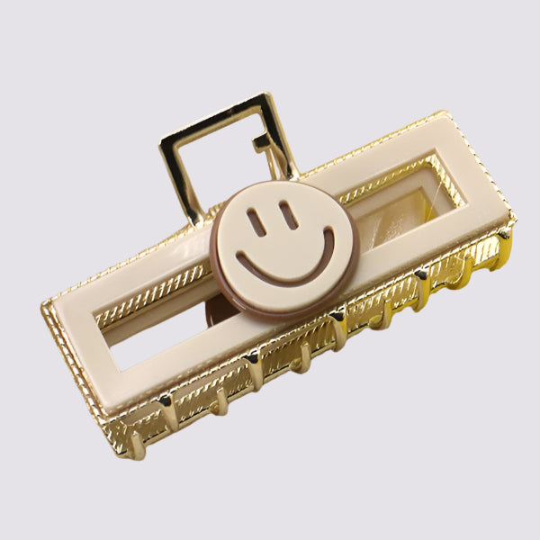 Rectangle Smile Hair Clips