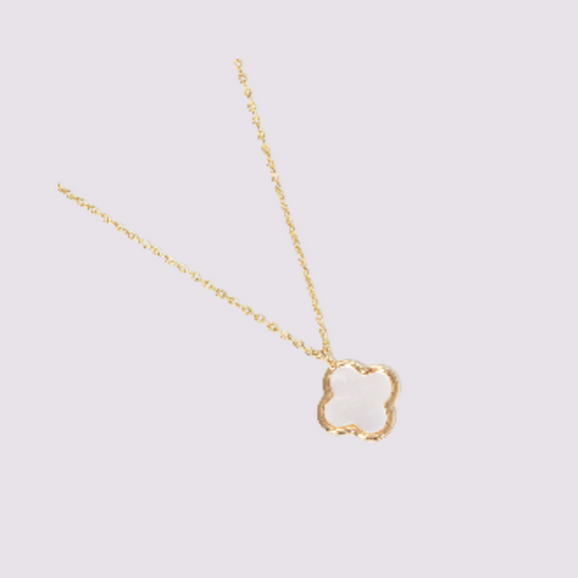 Single Clover Charm Necklace